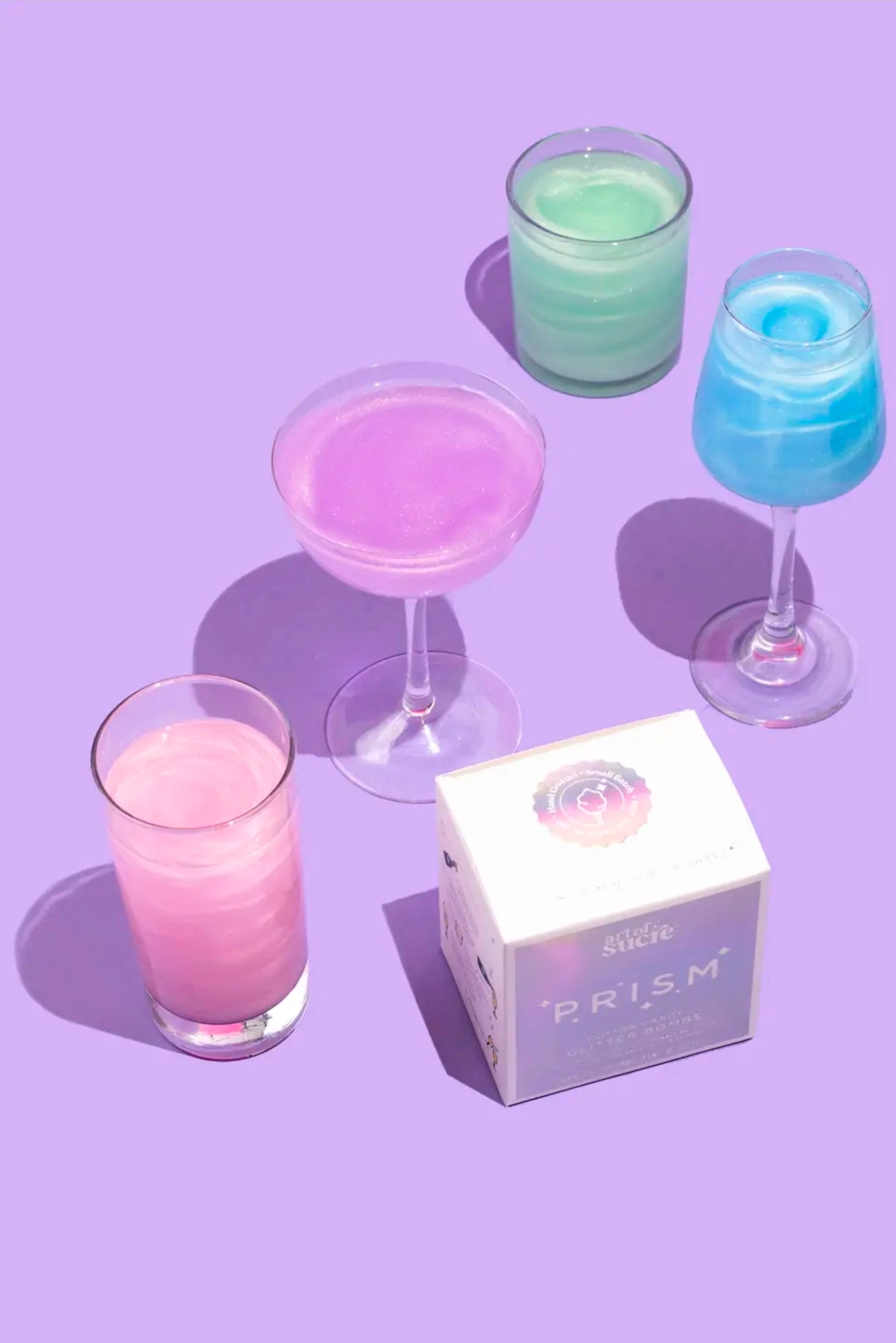 Cotton Candy Glitter Bombs
