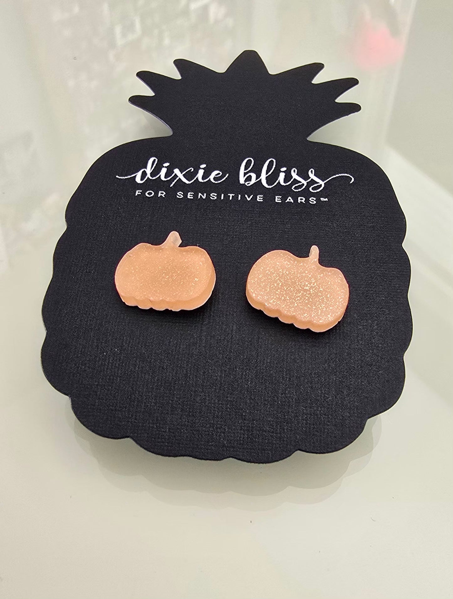 Pumpkin Stud Earrings