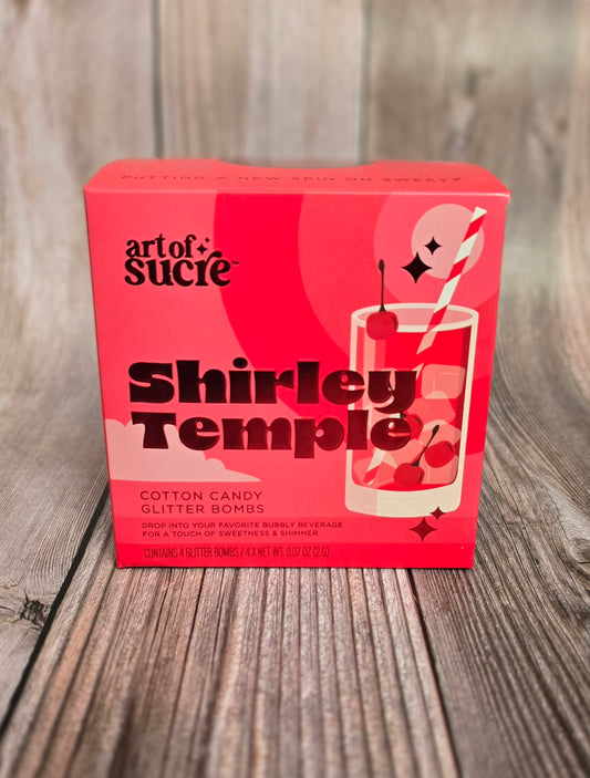 Shirley Temple Cotton Candy Glitter Bomb