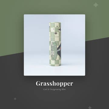 Tallow Lip Moisturizer with Beeswax & Jojoba Oil - Grasshopper