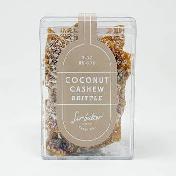 Sir Walter Candy Co. - Artisanal Crisp Coconut Cashew Brittle