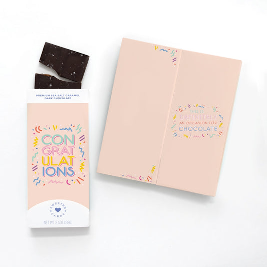 Sweeter Cards - Congratulations Chocolate Card