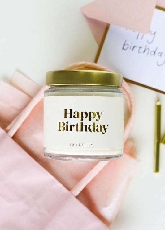 JaxKelly - Happy Birthday Candle Jar