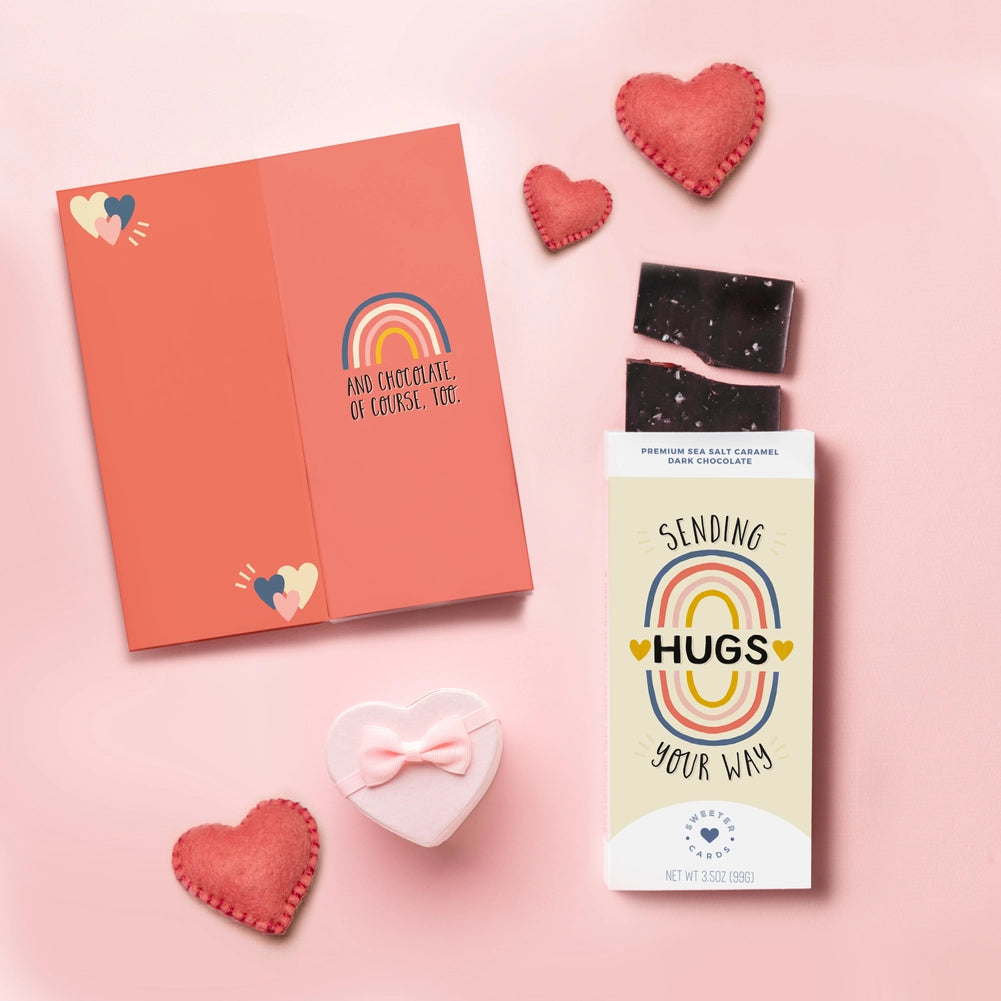 Sweeter Cards - Sending Hugs Chocolate Card