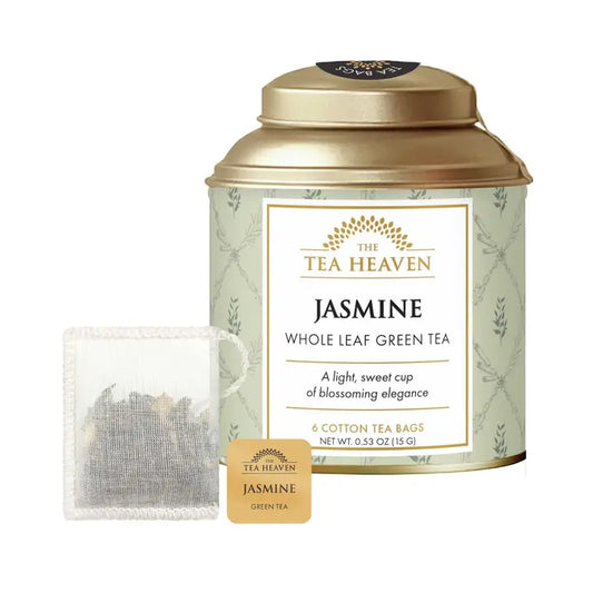 The Tea Heaven Jasmine Tea Bag Canister