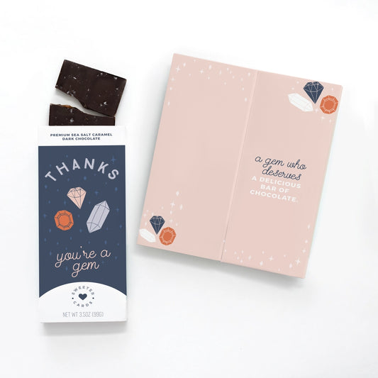 Sweeter Cards - Thank You Chocolate Card