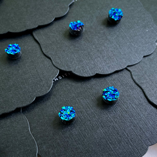 Ocean Druzy Earrings